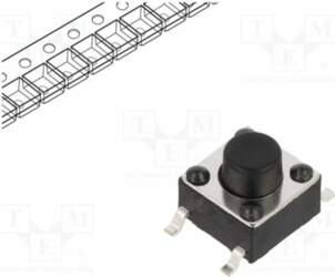 CONNFLY Microswitch TACT; SPST; Pos: 2