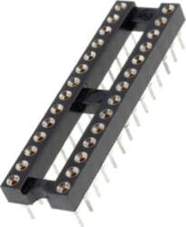 CONNFLY Socket: integrated circuits; DIP28; Pitch: