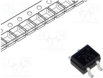 DC COMPONENTS Bridge rectifier: single-phase; 400V
