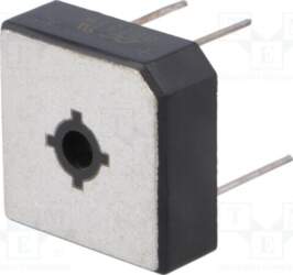 DC COMPONENTS Bridge rectifier: single-phase; Urmax:
