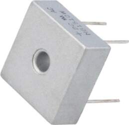 DC COMPONENTS Bridge rectifier: single-phase; Urmax: