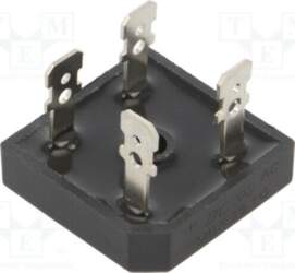 DC COMPONENTS Bridge rectifier: single-phase; Urmax: