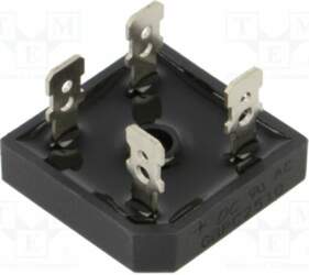 DC COMPONENTS Bridge rectifier: single-phase; Urmax: