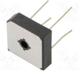 DC COMPONENTS Bridge rectifier: single-phase; Urmax: