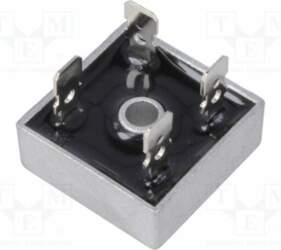 DC COMPONENTS Bridge rectifier: single-phase; Urmax: