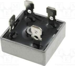 DC COMPONENTS Bridge rectifier: single-phase; Urmax: