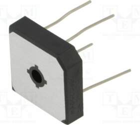 DC COMPONENTS Bridge rectifier: single-phase; Urmax: