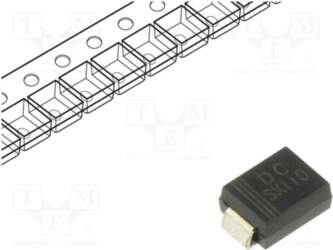 DC COMPONENTS Diode: Schottky rectifying; SMB