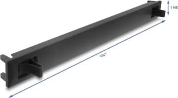 Delock 19" 1U Blind Panel ABS