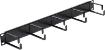 Delock 19" Cable Management Panel black