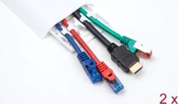 Delock Cable Duct self-adhesive with cable