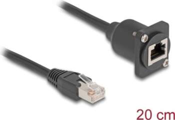 Delock D-Type RJ45 cable plug to