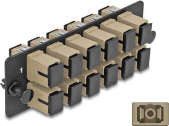 Delock Fiber Optic Adapter Panel SC