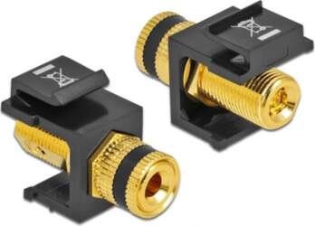 Delock Keystone module binding post >