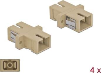 Delock Optical Fiber Coupler SC Simplex