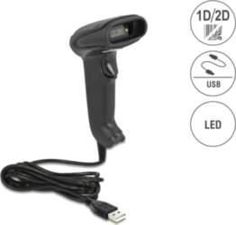 Delock USB Barcode Scanner 1D and