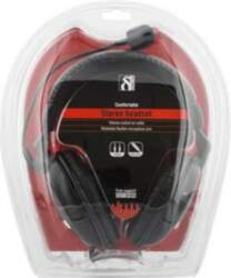 DELTACO headset with microphone, volume control