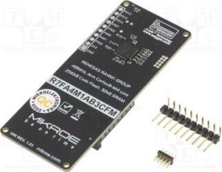 Dev.kit: Renesas ARM; Comp: R7FA4M1AB3CFM