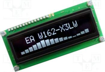 DISPLAY VISIONS Display: OLED; alphanumeric; 16x2