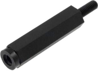 DREMEC Screwed spacer sleeve; hexagonal; polyamide