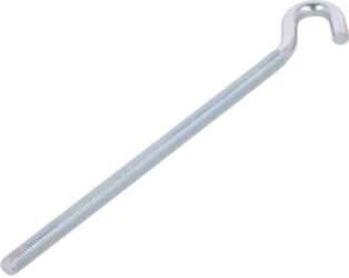 DROMET Hook; M6; angular; steel; zinc