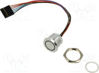 E-SWITCH Switch: capacitive; Pos: 2; SPST-NO