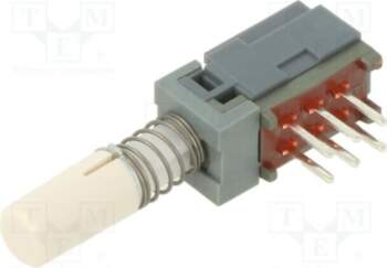 E-SWITCH Switch: push-button; Pos: 2; DPDT