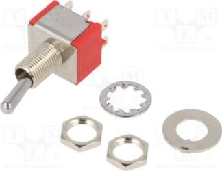 E-SWITCH Switch: toggle; Pos: 2; DPDT