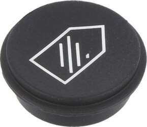 EAO Button; round; Ø21mm; black; 09