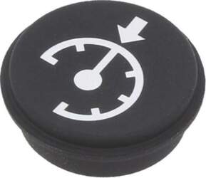 EAO Button; round; Ø21mm; black; 09