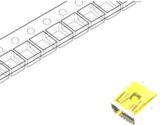 ECE Connector: USB B; socket; SMT