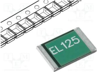 ECE Fuse: PTC polymer; 1.25A