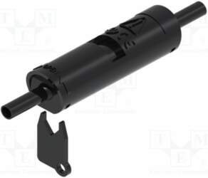 ELECTRO-PJP Fuse; black; Structure: banana socket