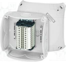 Enclosure: junction box; IP66; with terminals