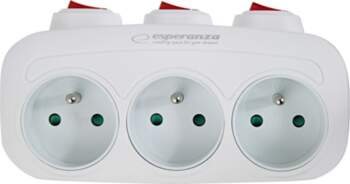 Esperanza ELK307W Electrical Splitter 3 sockets