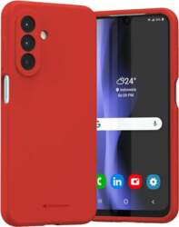 Etui Mercury Silicone Sam A26            czerwony|red