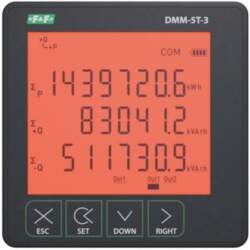F&F Meter: network parameters; on panel