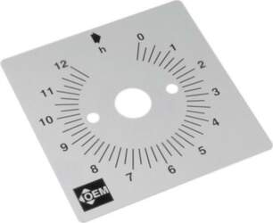 FAUCIGNY INSTRUMENTS Scale for mechanical timer