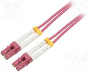 Fiber patch cord; OM4; LC/UPC,both