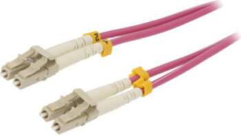 Fiber patch cord; OM4; LC/UPC,both