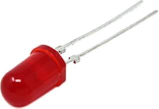 FORYARD LED; red; 5mm; 4÷10mcd; 30°
