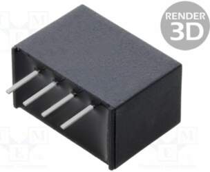 GAPTEC Electronic Converter: DC/DC; 2W; Uin: