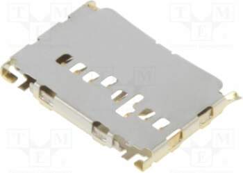 GCT Connector: for cards; microSD; push-pull