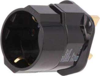 GOOBAY Adapter; Plug: with earthing; Colour: