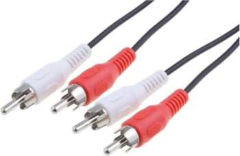GOOBAY Cable; RCA plug x2,both