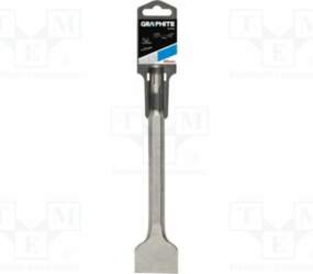 GRAPHITE Chisel; L: 250mm; SDS-Plus®; Tipwidth: