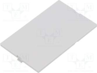 HAMMOND Front panel; 1597; light grey