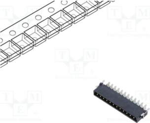 HARTING Connector: PCB to PCB; socket