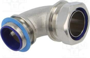 HELLERMANNTYTON 90° angled connector; Thread: metric