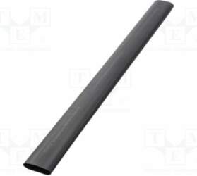 HELLERMANNTYTON Heat shrink sleeve; 55mm; black